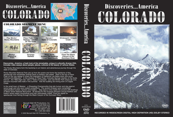 Travel Colorado DVD | Colorado, Rocky Mountains Video – Bennett