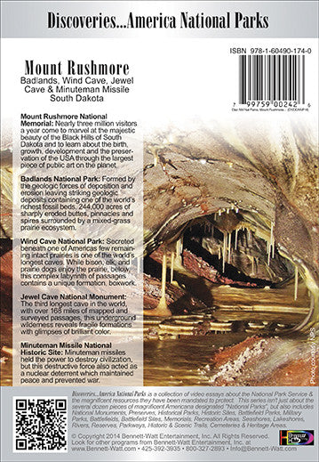 Discoveries America National Park Mt. Rushmore DVD – Bennett