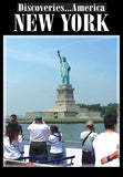 Discoveries America New York shows you tourist attractions like Wall Street, the Statue of Liberty, and Ellis Island.