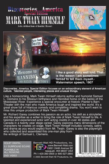 DVD/ブルーレイ Mark Twain's Hannibal: A Homecoming [DVD](品)
