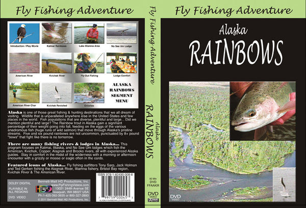 Alaska Rainbow Trout  Bennett Watt Alaska Trout Video – Bennett-Watt  Entertainment, Inc. / Anglers Book Supply