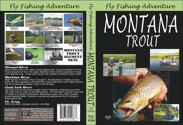 Fly Fishing for Montana Trout DVD  How to Tie Flies – Bennett-Watt  Entertainment, Inc. / Anglers Book Supply