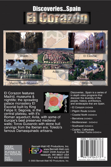 その他 Discoveries Spain: Mediterranean [DVD] Spain, El Corazon Travel Video | Bennett Watt Spain DVD