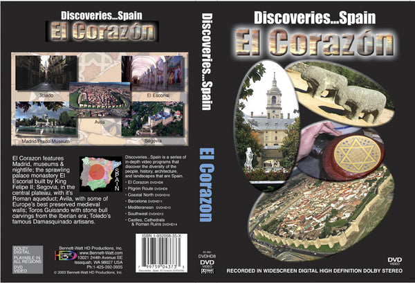 その他 Discoveries Spain: Mediterranean [DVD] Spain, El Corazon Travel Video | Bennett Watt Spain DVD