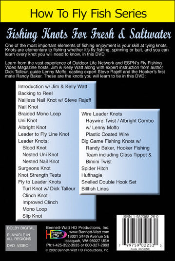 Knots for Fresh & Salt Water DVD | Essential Fishing Knots