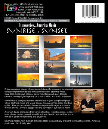 Discoveries America Music, Sunrise Sunset HD DVD Video – Bennett