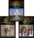 Discoveries India  DVD SET features the Golden Triangle, Land of Maharajas, and Rural Treasures.