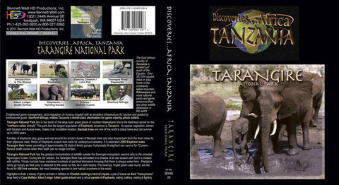 Discoveries Africa Tanzania: Tarangire National Park (Blu-ray) features the greatest concentration of wildlife outside the Serengeti ecosystem.