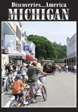 Discoveries America Michigan teaches you about the three Great Lakes that surround this state.