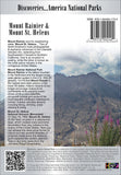 Mount Rainier and Mount Saint Helens back cover