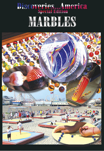 Discoveries America Special Edition Marbles teaches you the history behind one of our favorite toys- the marble.