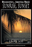 Sunrise Sunset with Steinway Artist Gary Jess features Jess playing a composition while breathtaking images of mountains, deserts, and oceans flash across the screen.