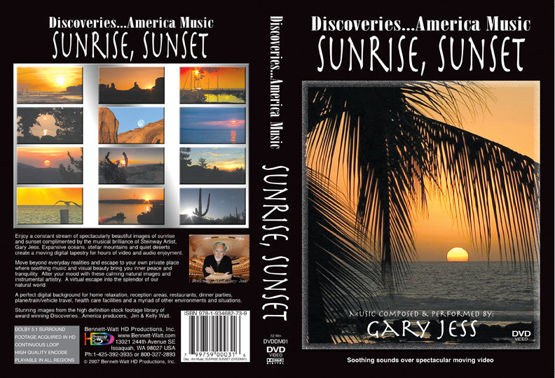 Sunrise Sunset w/ Steinway Artist Gary Jess DVD – Bennett-Watt Sunrise Sunset w/ Steinway Artist Gary Jess DVD – Bennett-Watt