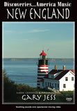 New England with Steinway Artist Gary Jess features pianist Gary Jess while relaxing images of New England flash across the screen.