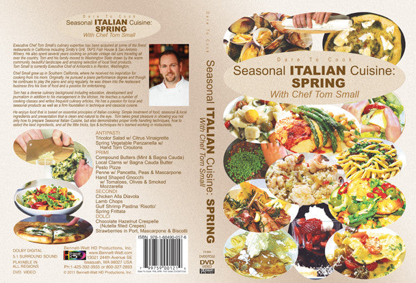 Seasonal Italian Cuisine, Spring DVD |How to cook Video – Bennett-Watt ...