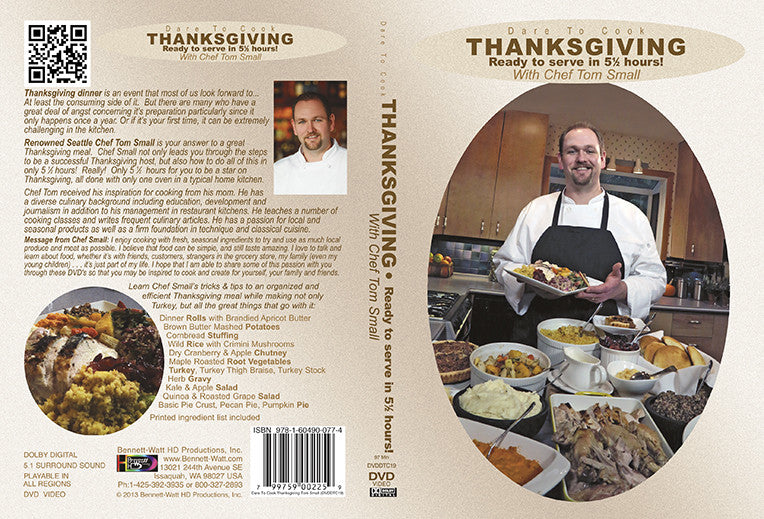 Thanksgiving, ready to serve in hours with Chef Tom Small