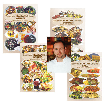 Dare to Cook Seasonal Italian Cuisine setw/ Chef Tom Small  4 DVD Set includes dishes for every season