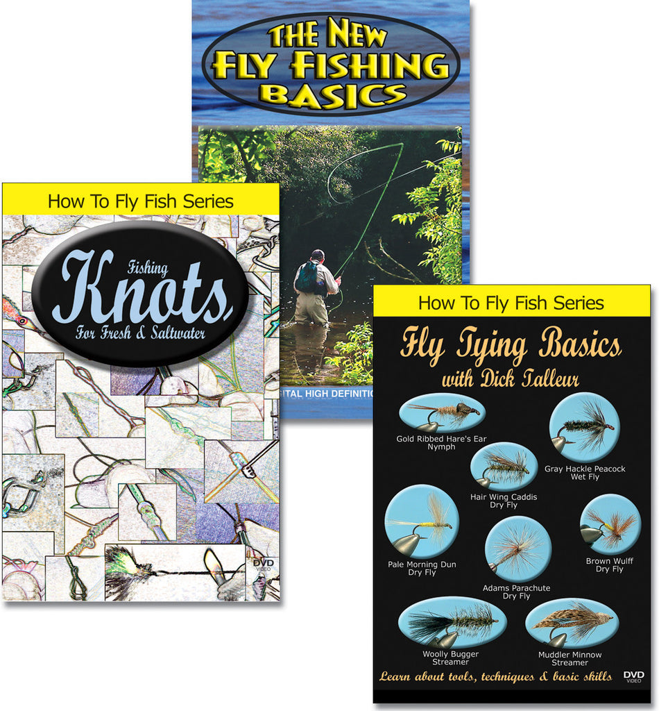 Bennett Watt Basics of How to tie fish set of 3 DVDs – Bennett-Watt  Entertainment, Inc. / Anglers Book Supply