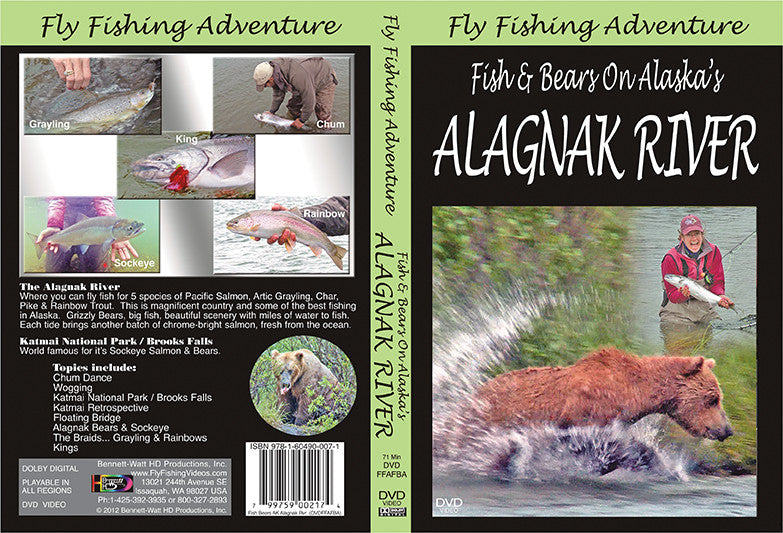 Fly Fishing Adventure, Fish and Bears on Alagnak River – Bennett-Watt  Entertainment, Inc. / Anglers Book Supply