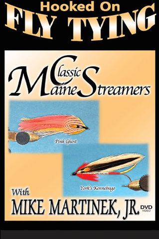 Two gorgeous patterns taught in Classic Maine Streamers with Mike Martinek, Jr., Hooked On Fly Tying Series