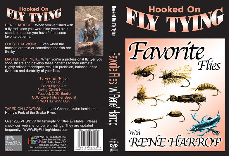 Favorite Flies with Rene Harrop  How to Fly fish DVD – Bennett-Watt  Entertainment, Inc. / Anglers Book Supply