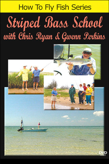 Striped Bass School with Gwenn Perkins and Chris Ryan explains the basics of saltwater fly fishing.