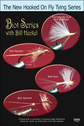 Exper Bill Heckel shows unique techniques in Biot Series with Bill Heckel New Hooked On Fly Tying Series