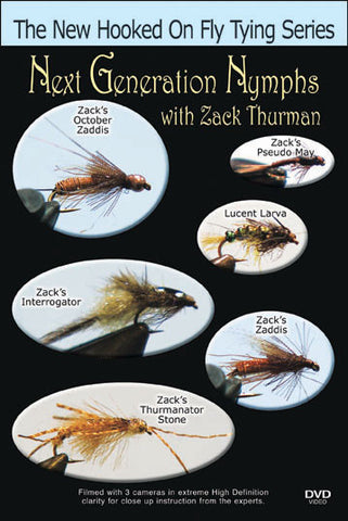 Next Generation Nymphs with Zack Thurman shows you how to tie six various patterns from Zack Thurman who has spent countless hours perfecting his trade.