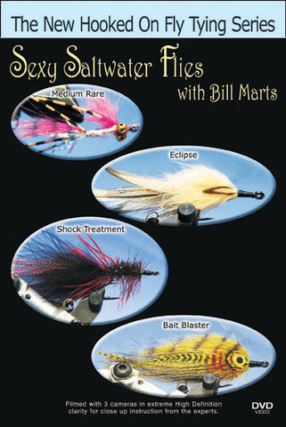 Sexy Saltwater Flies with Bill Marts shows you how to tie four different ties
