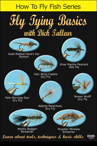 Fly Tying Basics with Dick Talleur, How To Fly Fish Series allows Dick Talleur to show you his techniques for the best ties- especially for intricate designs.
